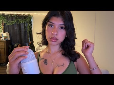 ASMR Gentle Mouth Sounds, Rambles, Tapping 