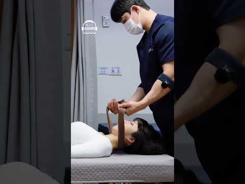 억눌린 경추가 제자리를 찾는 선명한 교정음! 레이싱 모델 욘딘 ASMR