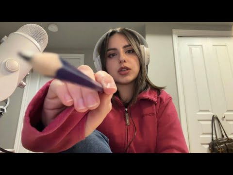 asmr sketching your face