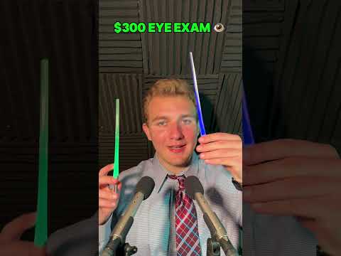 Asmr $3 vs $300 eye exam