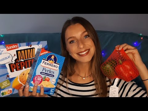 ASMR - Un nouveau RETOUR DE COURSES pour se détendre 🛒