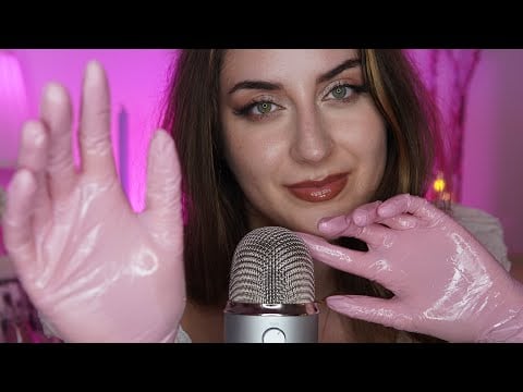 ASMR Gloves Sounds For People Who Haven't Got Tingles 🧤Oil Face & Ear Massage with Latex Gloves