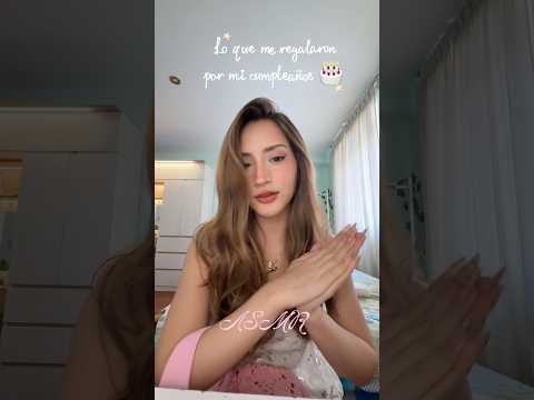 ASMR Haul de las cositas que me regalaron por mi cumpleaños 🎂 #asmr #relax