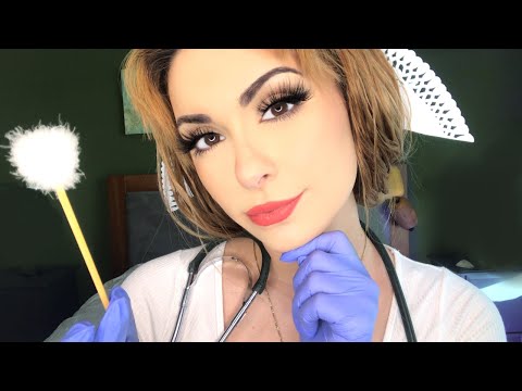 ASMR 1940's Nurse Heals your Wounds ~Time Travel Medical ASMR~ Soft Spoken Medical Roleplay