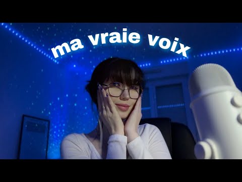 ASMR soft spoken: ma vraie voix !!