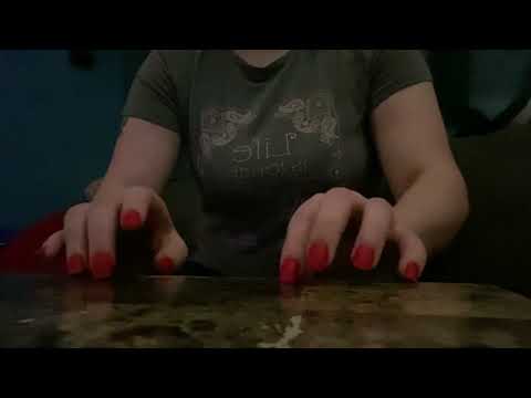 ASMR Table Tapping and Scratching|Lofi No talking