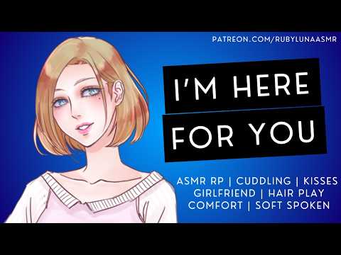 Girlfriend Cuddles You at 3 AM [ASMR RP] [Sleep Aid] [Hair Play] [Comfort] [Positive Affirmations]