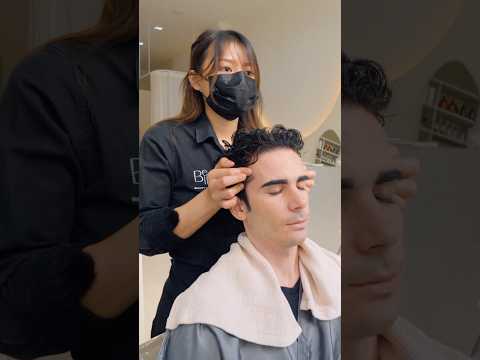 ASMR:18 Step Korean Headspa and Massage! #shorts