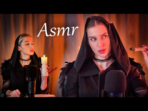 [4K USA ASMR] Soft Witch Energy 🕯️ Cleanse, Relax & Fall Asleep | Halloween Special