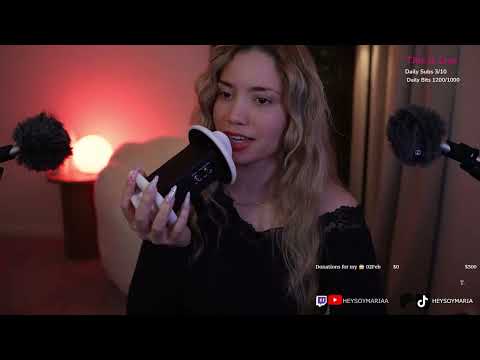 ASMR Welcome to my live stream!❤️ (multistream)