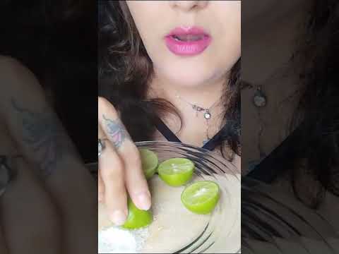 ASMR Limón 🍋 y sal 🧂