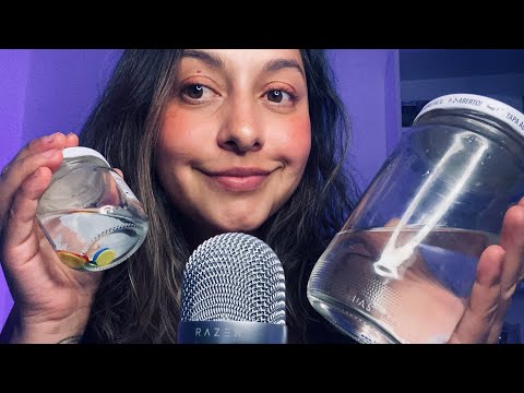 ASMR ✨ ‼️ALERTA , SONIDOS EXTRA RELAJANTES DE AGUA 💦‼️♥️ [agua,mouthsounds,tapping]