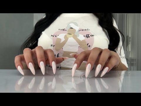LOFI ASMR ✨ table tapping & scratching & nail sounds I fast not aggressive (brain melting)