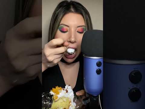 ASMR Mukbang- Pastel (No Talking) #asmreating #mukbang