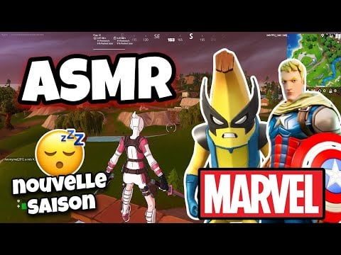 ASMR Français • JE DÉCOUVRE LA NOUVELLE SAISON SUR FORTNITE MARVEL 😴💤 (SAISON 4, incroyable)