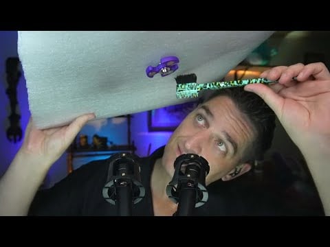ASMR Intense Tingles with Foam Scratching & Tapping #MaleASMR #SleepAid #Satisfying