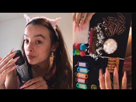 ASMR trigger board tapping and scratching