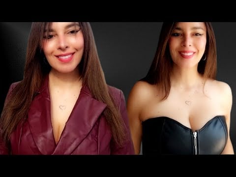 ASMR leather haul ,  try on and leather sounds - Leather jacket 