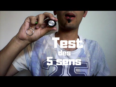 ASMR Test des 5 sens
