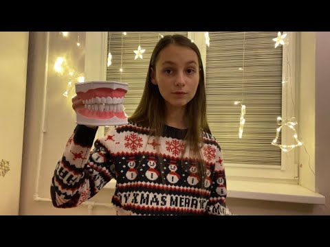 😬||АСМР ТАППИНГ ПО ЗУБАМ|| ASMR TAPPING ON TEETH||😬