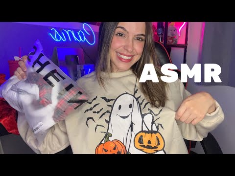 ASMR COM RECEBIDINHOS DE HALLOWEEN DA SHEIN 🩷🎃