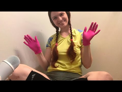 ASMR Body Triggers  and Clothes Scratching (collarbone tapping Clothing Scratching)