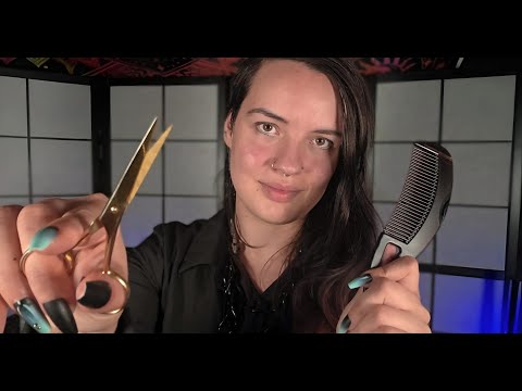 Willkommen beim Flüster-Friseur 💇‍♀️ | Haare schneiden, färben, waschen & föhnen | ASMR (Teil 2)