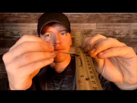 ASMR Ruler Measuring You | Tapping and Scraping
