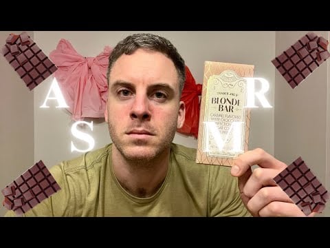 ASMR Eating Chocolate & Whispering
