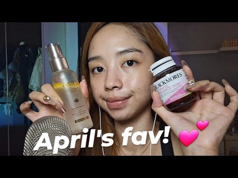 ASMR April's Fav 💕 soft whispering & tingly tapping