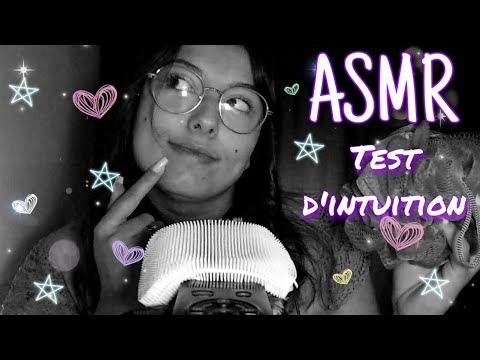 #ASMR  ~ TEST TON INTUITION 🔮 (triggers, visual, tingles...)