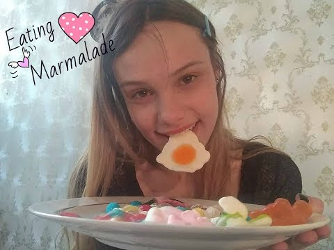 АСМР ИТИНГ МАРМЕЛАД | ASMR EATING MARMALADE|ПОЕДАНИЕ МАРМЕЛАДНОГО АССОРТИ (пробую ОСТРЫЙ Мармелад)