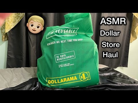ASMR Dollar Store Haul  + Pic’s.