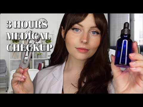 ASMR 3 HOURS Medical Check Up Compilation (Close up Medical Personal Attention)