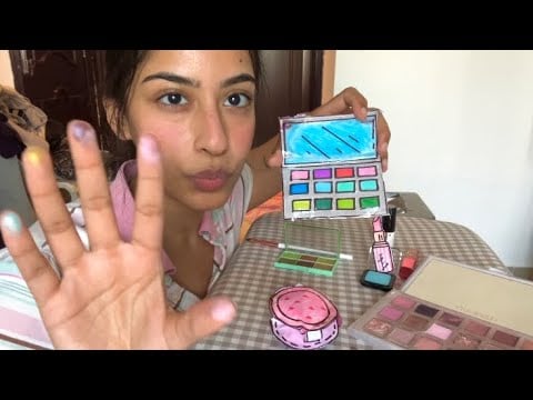 Makeup swatching & consultation roleplay ASMR 