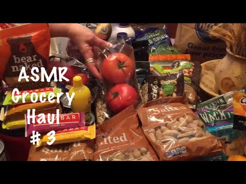 ASMR Grocery haul #3 Putting away food (No talking) Mega crinkles/Grocery bags