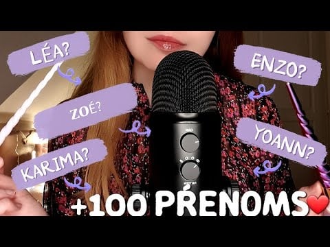 [ASMR] Je devine TON PRÉNOM ✨️ (3K🎉)