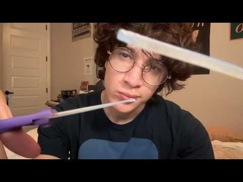 ASMR Cutting Your Hair During a Sleepover ✂️💤