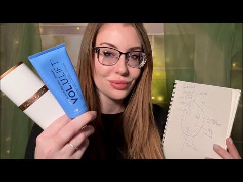 ASMR Face Mapping + Skincare Assessment 