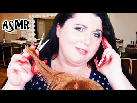 ASMR B*tchy Worst Reviewed Haircut Roleplay (Real Hair) (Wet Haircut, Spray, Scissors, Nail Filing)