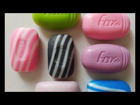 Dry Soap carving ASMR\ relaxing sounds\ No talking. Satisfying ASMR video\ Cutting soap