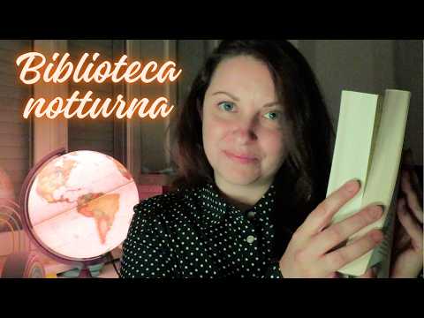 IN QUESTA BIBLIOTECA PUOI RILASSARTI 🌙 ASMR ITA #roleplayasmr