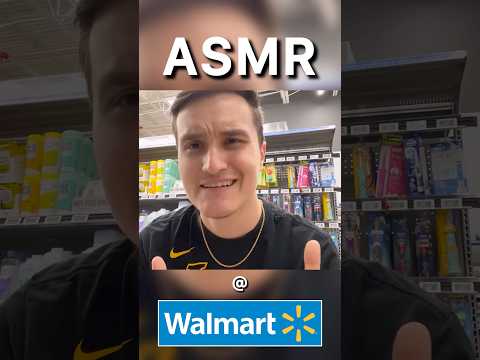 ASMR @ WALMART AGAIN 🛒 #shorts #asmr #satisfying