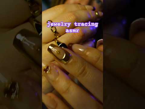 best jewelry tracing goes tooooo… #asmr #tracing #tapping