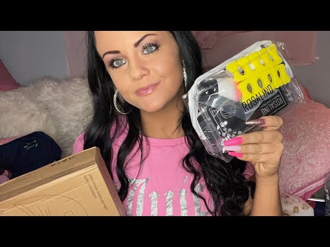 ASMR Rosalind unboxing + Tapping haul w/ ramble