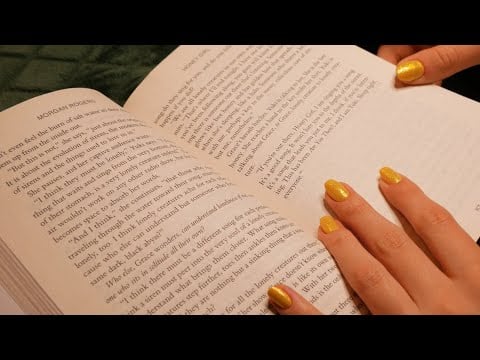 ASMR | reading you to sleep | close-up breathy whispering with mouth sounds