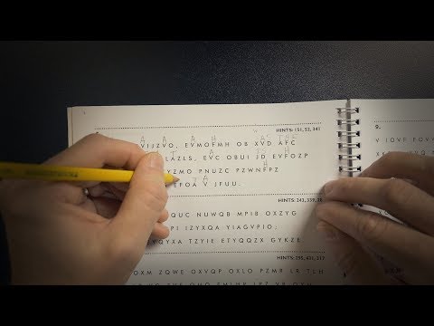 Solving Cryptograms #1 | ASMR