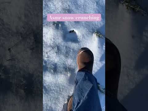 #asmr #snowcrunches #asmrforsleep #asmrsounds #asmrvideo #snow #whispering #crunchyasmr #sounds