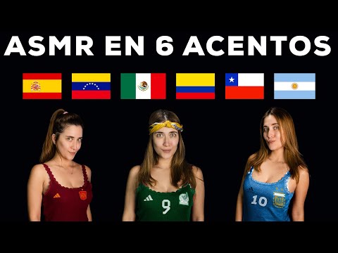 ASMR IMITANDO ACENTOS ESPAÑOLES | ASMR Español | Asmr with Sasha