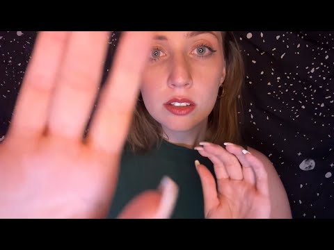 shhh, soft & slow asmr for sleep, hand movements, personal attention